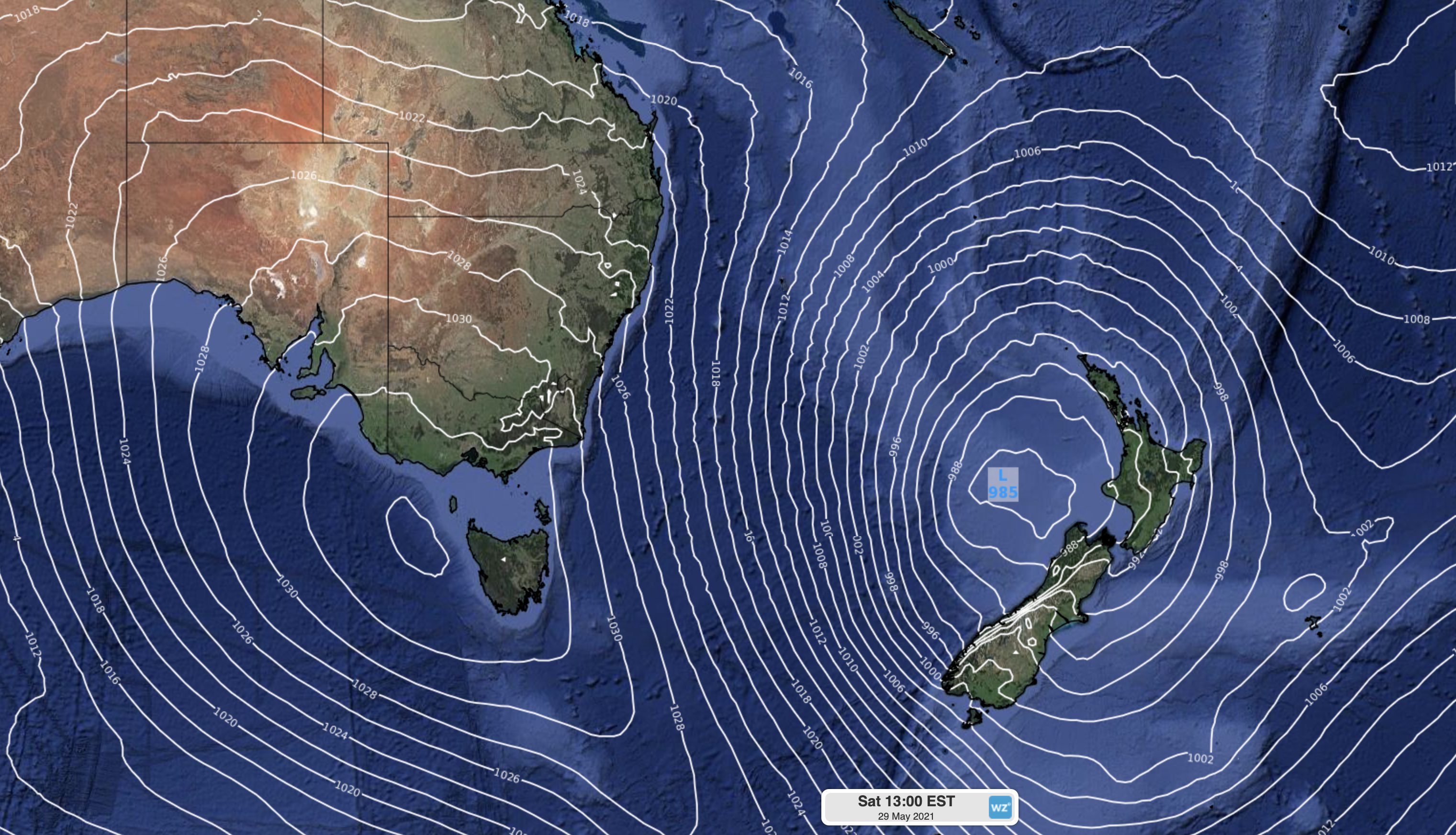 You wouldn't want to be sailing across the Tasman Sea this weekend You wouldn't want to be sailing across the Tasman Sea this weekend